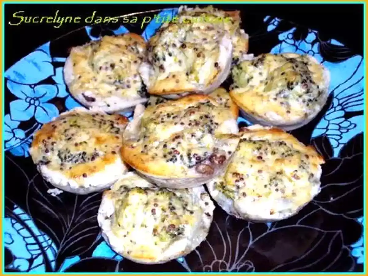 Mini tartelettes apéritives végétariennes