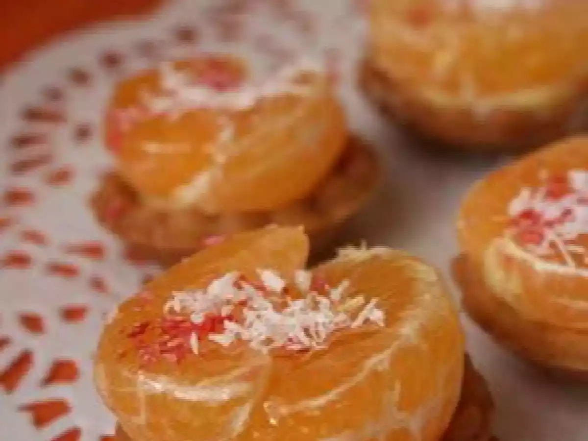 Mini tartelettes aux clémentines
