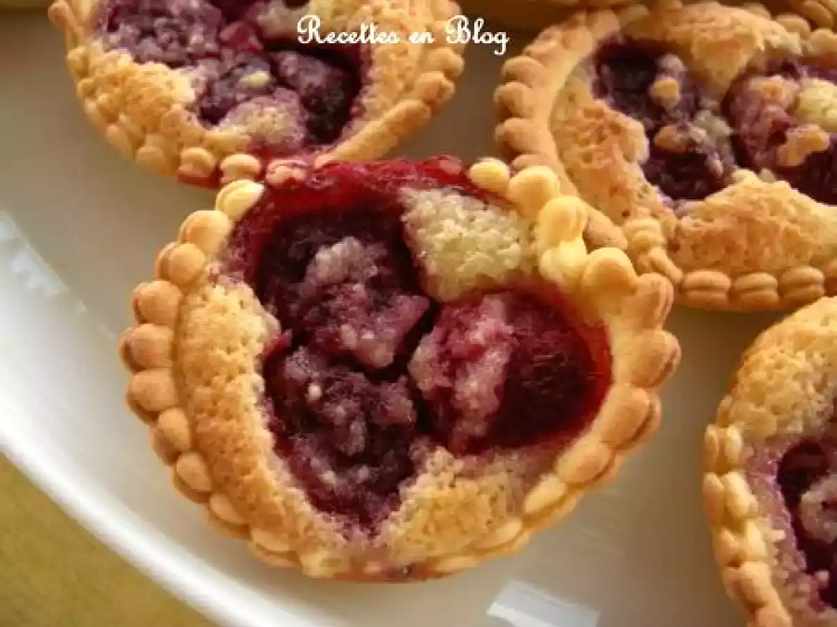 MINI TARTELETTES AUX FRAMBOISES ET AMANDES - photo 2