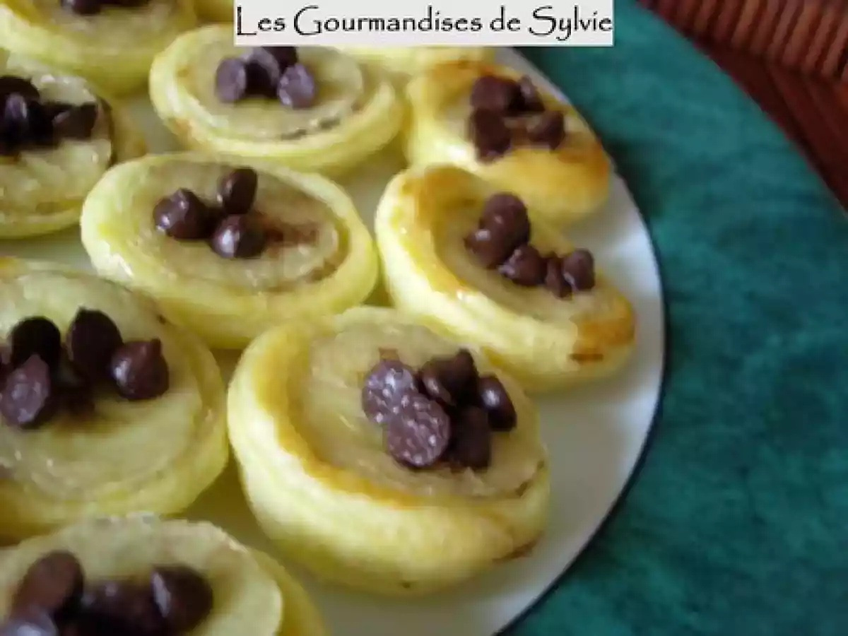 Mini-Tartelettes Banane-Choc'