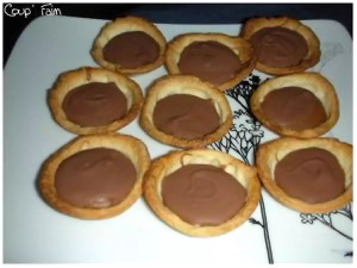 Mini - Tartelettes express au Chocolat praliné