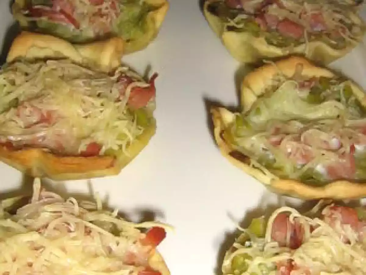 Mini tartelettes poireaux bacon