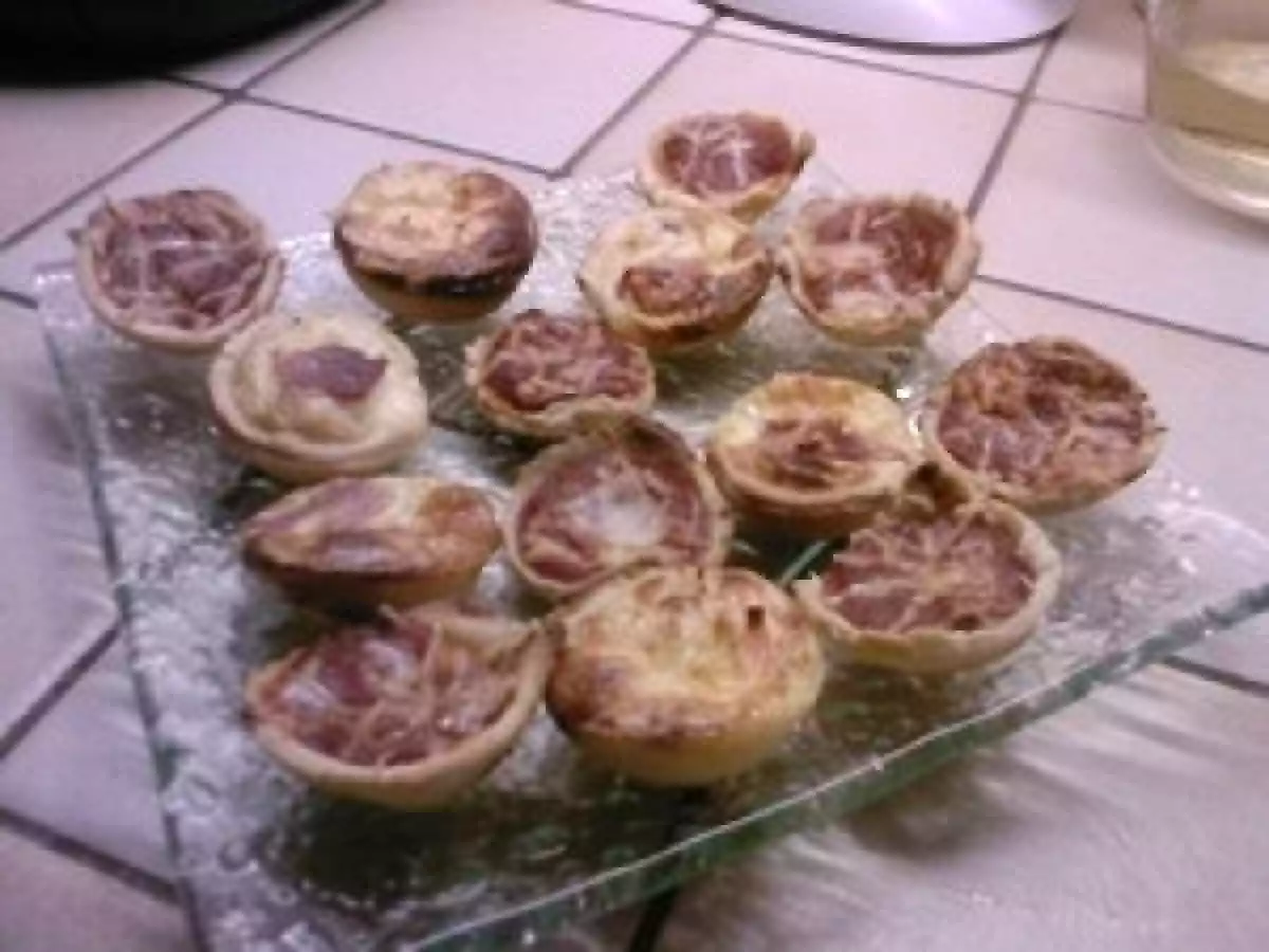 Mini tartelettes salées