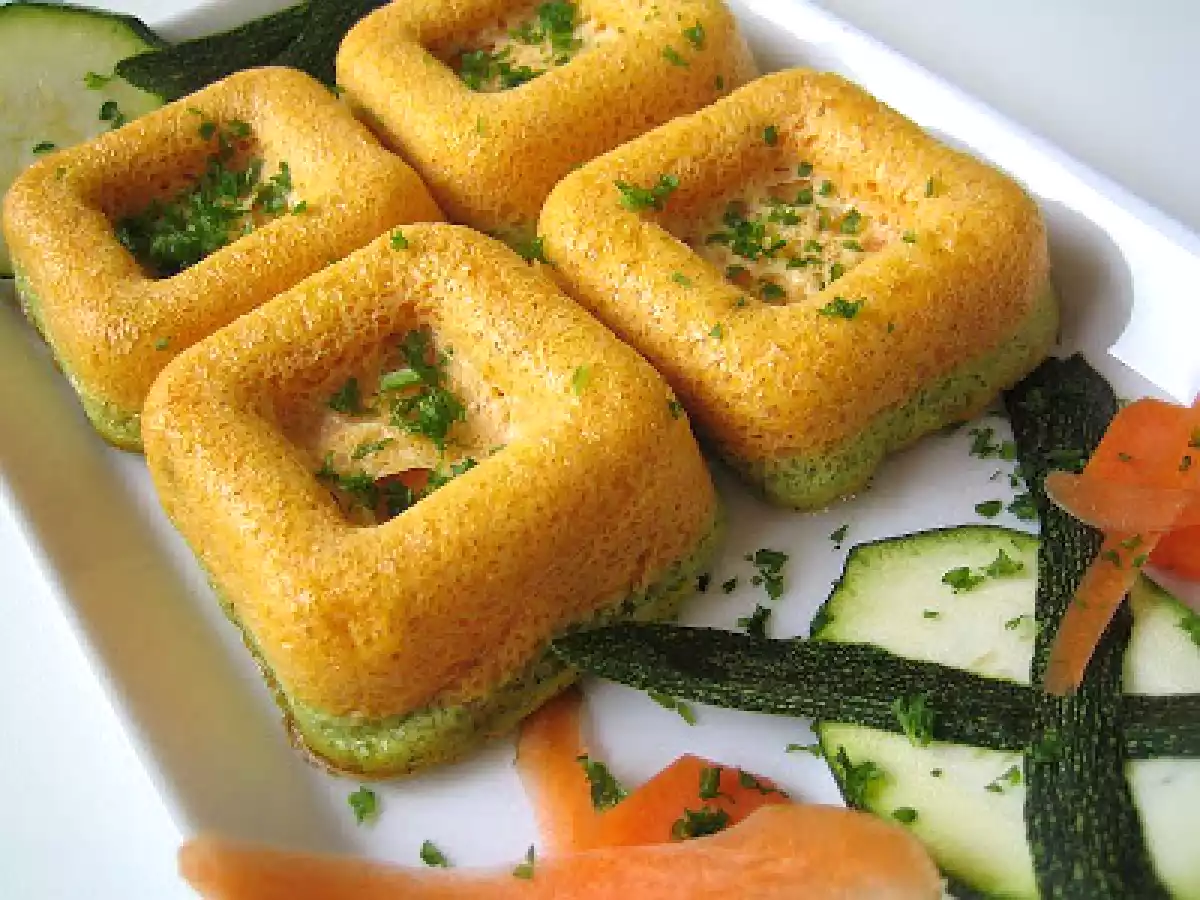 Mini terrines bicolores carottes et courgettes!! - photo 3