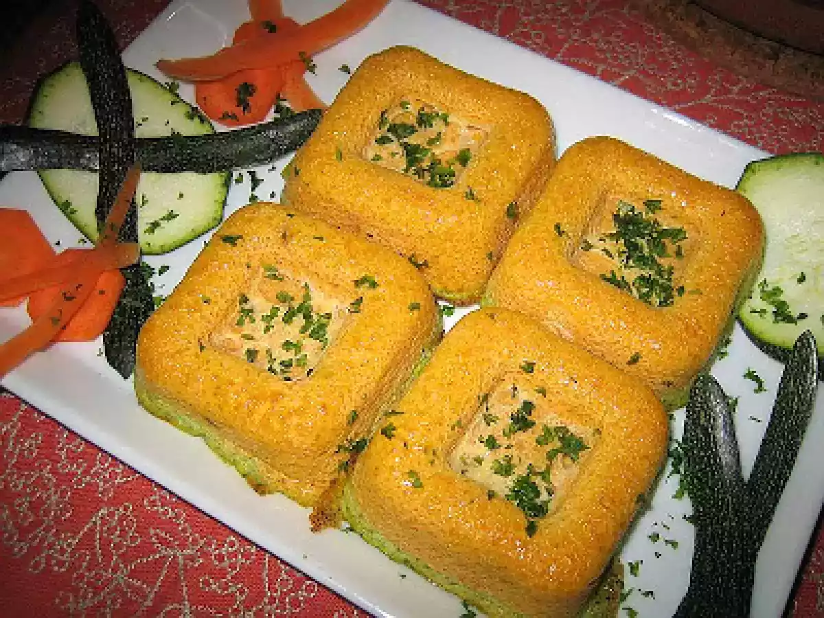 Mini terrines bicolores carottes et courgettes!! - photo 4