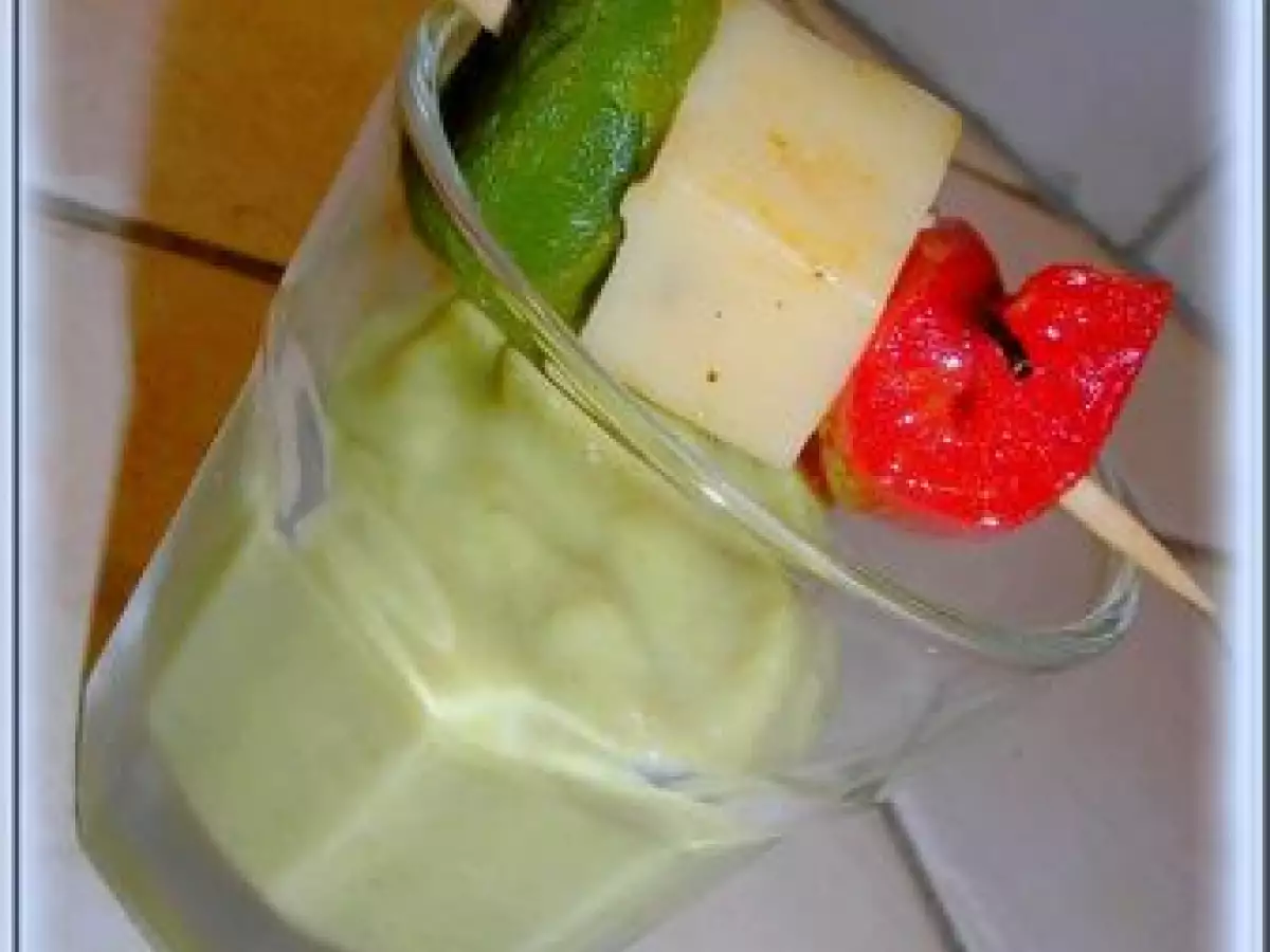 MINI-VERRINES: MOUSSE DE POMME AU CURRY ET SA MINI BROCHETTE - photo 2