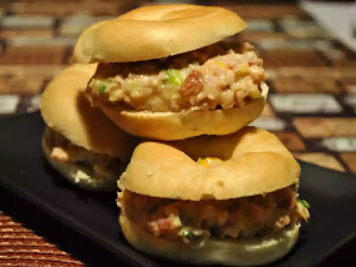 Minis bagels à la salade de jambon hawaienne - photo 2