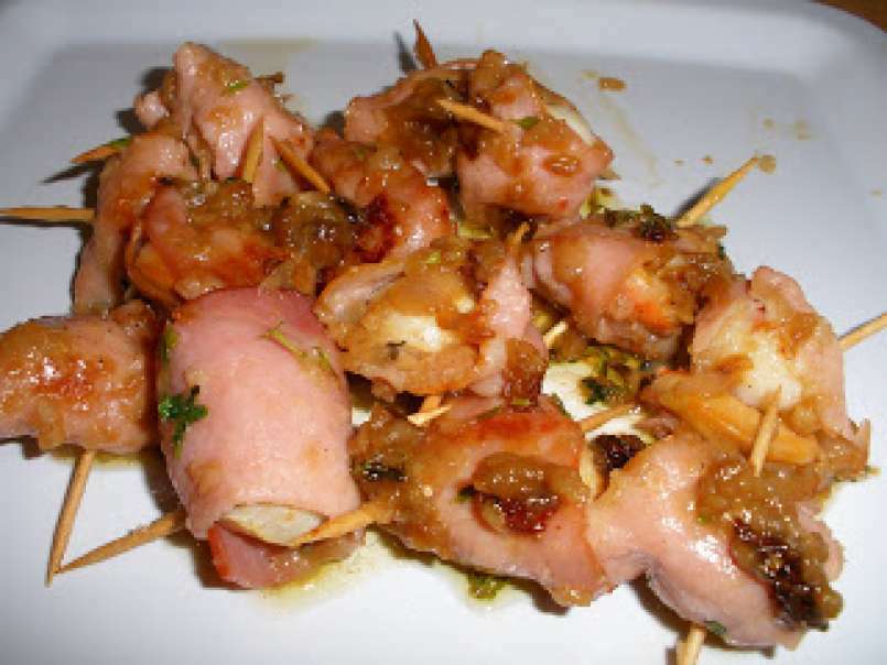 Minis brochettes de noix de saint-jacques au bacon, photo 1