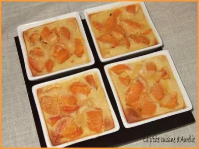 Minis clafoutis abricots - amande amère