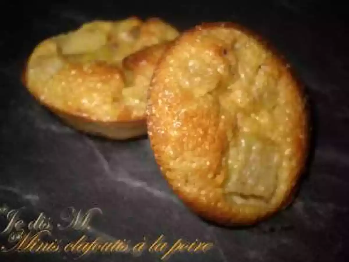 Minis clafoutis légers à la poire