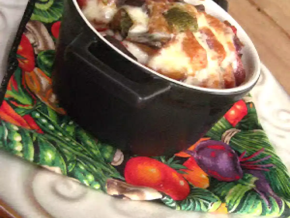 Minis cocottes de ratatouille et saucisses au four - photo 2