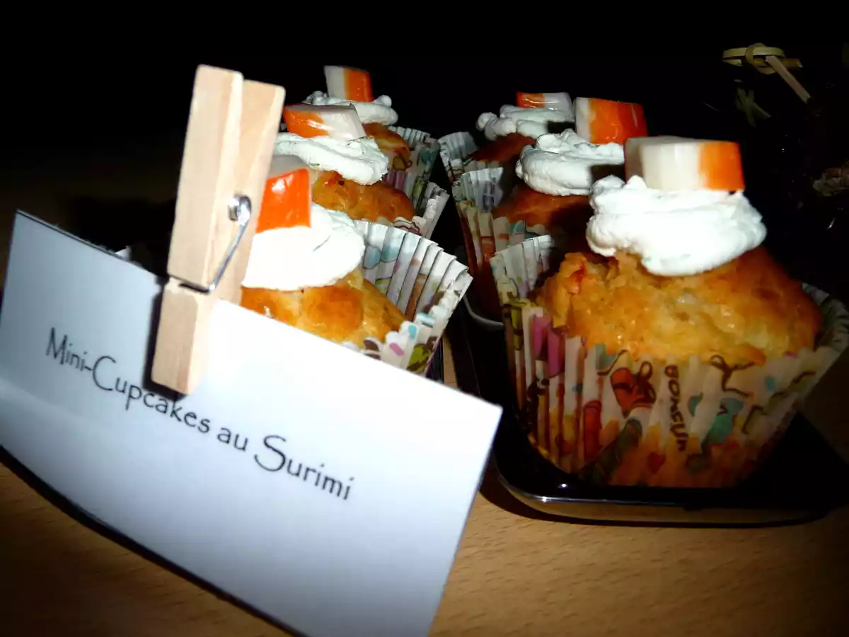 Minis-Cupcakes au surimi