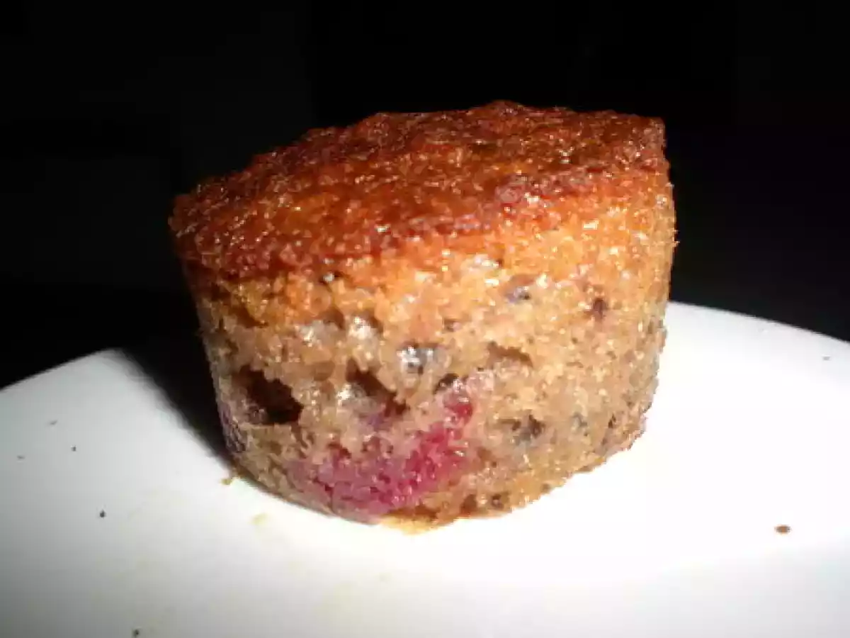 Minis gateaux cerises et chocolat noir