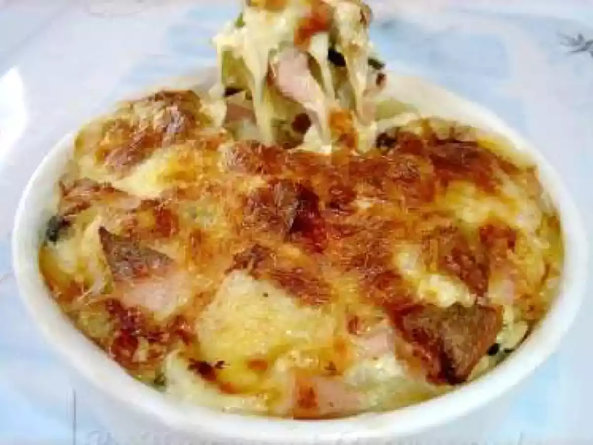 Minis gratins au Moulis et cervelas