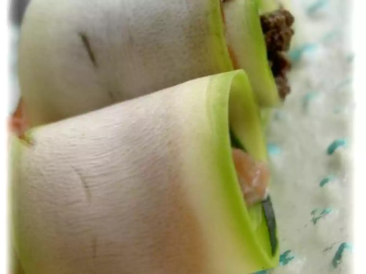 Minis Rouleaux jambon cru courgette et pesto - photo 2