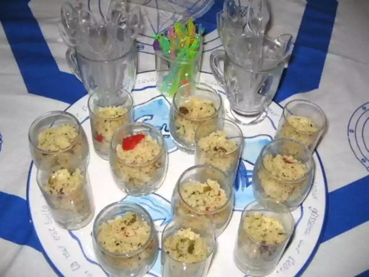 Minis verrines de champignons a la grecque - photo 3