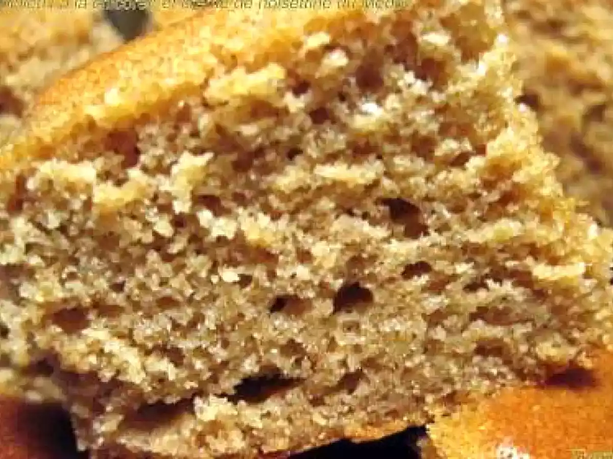 Moelleux à la chicorée et crème de noisettine du Médoc