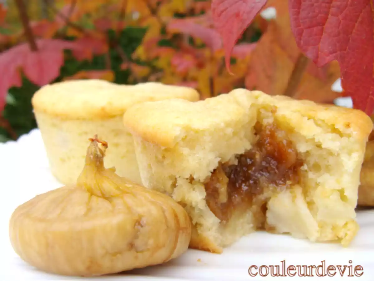 Moelleux à la poire, coeur de figue à l'armagnac - photo 2