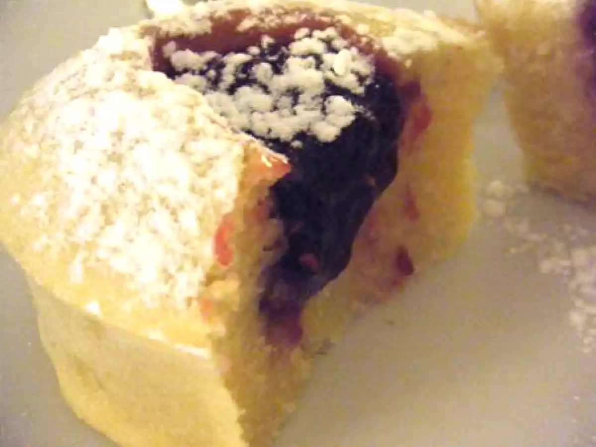 Moelleux amande à la confiture de framboise