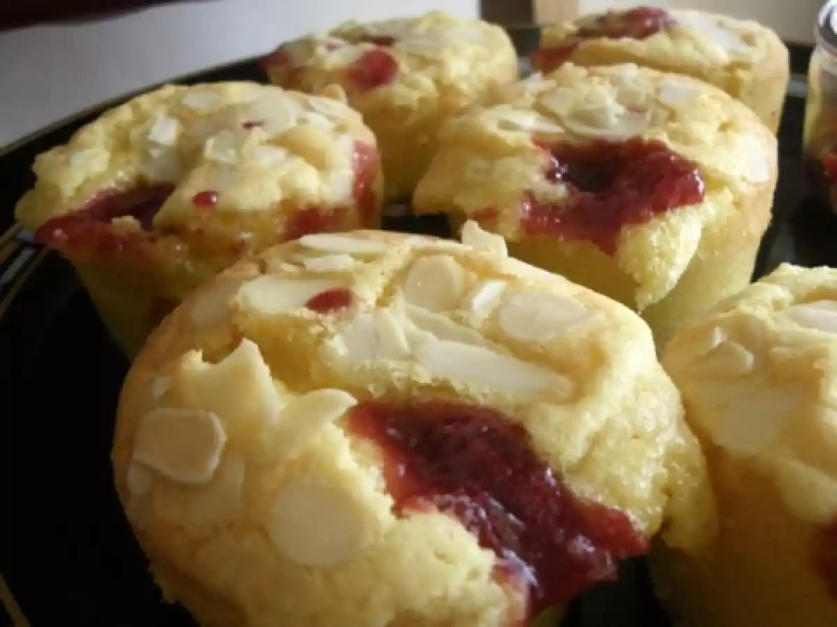 Moelleux amande coeur coulant à la framboise