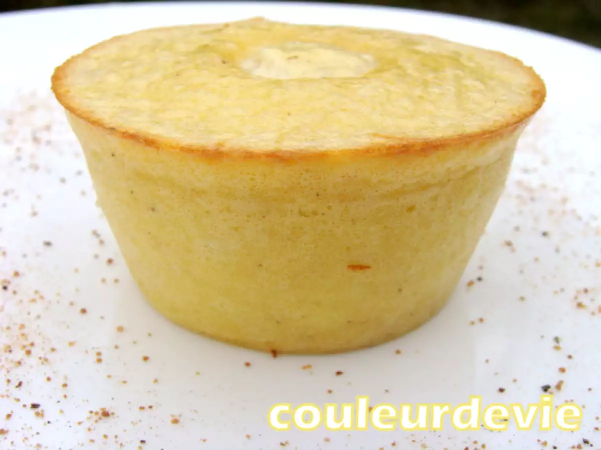 Moelleux au cèleri-rave coeur coulant sauce bâtarde - photo 2