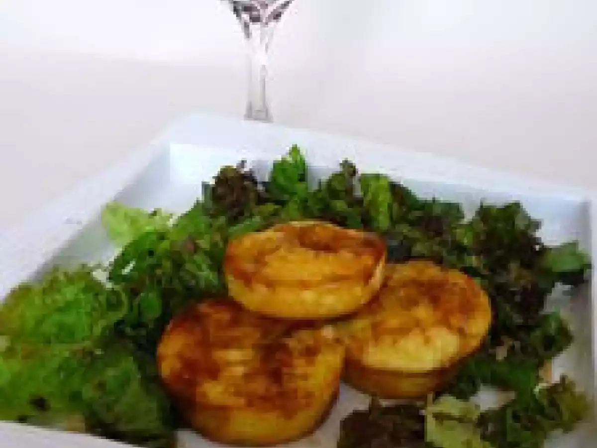 Moelleux au chèvre, coeur miel