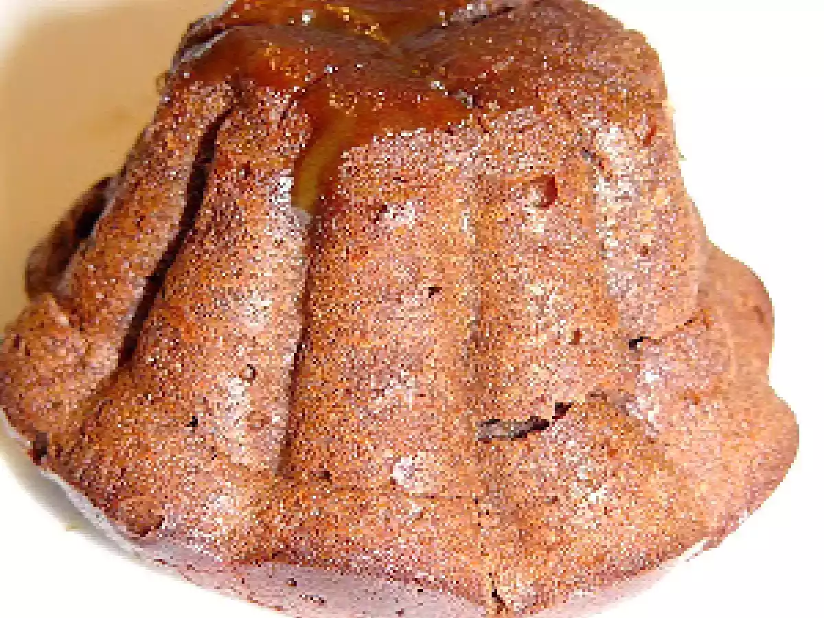 Moëlleux au chocolat au coeur fondant de caramel au beurre salé