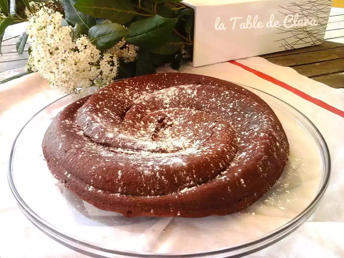 Moelleux au chocolat au lait fermenté