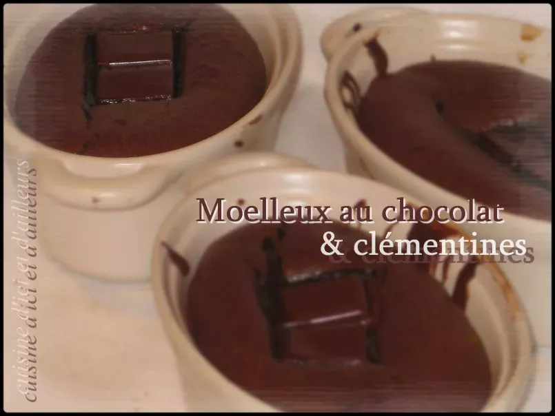 Moelleux au chocolat & clémentines, photo 1