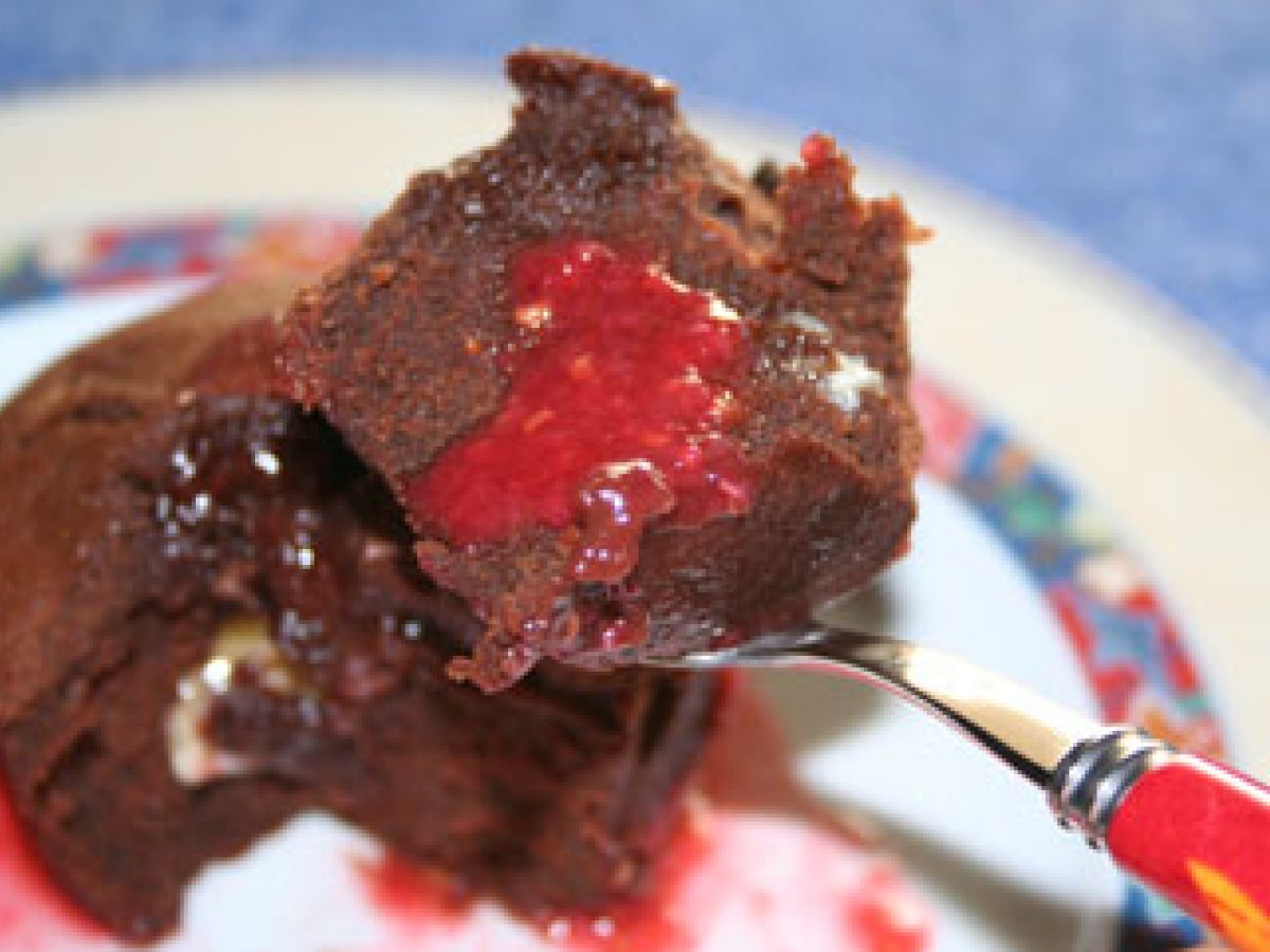 Recette de moelleux au chocolat, cœur de fruits rouges