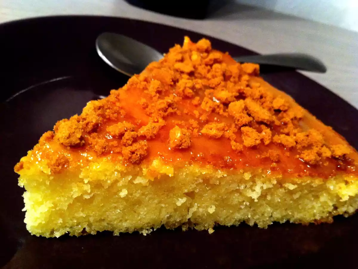 Moelleux au citron glaçage crunchy spéculoos - photo 3