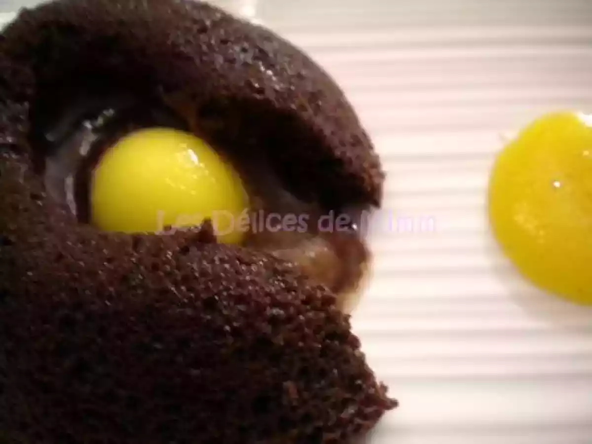 Moelleux au coeur coulant de mangue