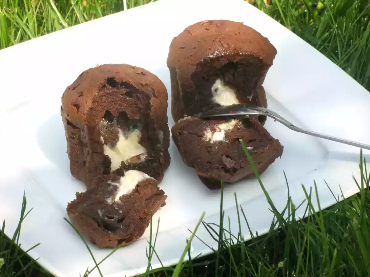 Moelleux au coeur de chocolat blanc