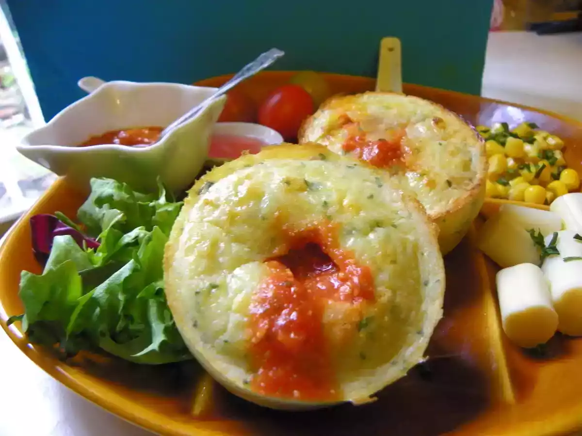 Moelleux au Jambon de Pays Coeur fonfant Tomate Ricotta