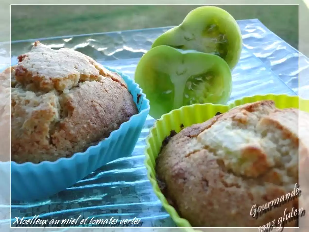Moelleux au miel et tomates vertes