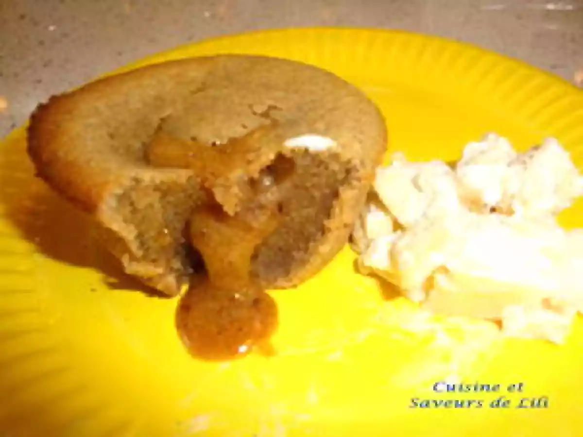 Moelleux au praliné et quenelle de pomme au mascarpone vanillé - photo 2