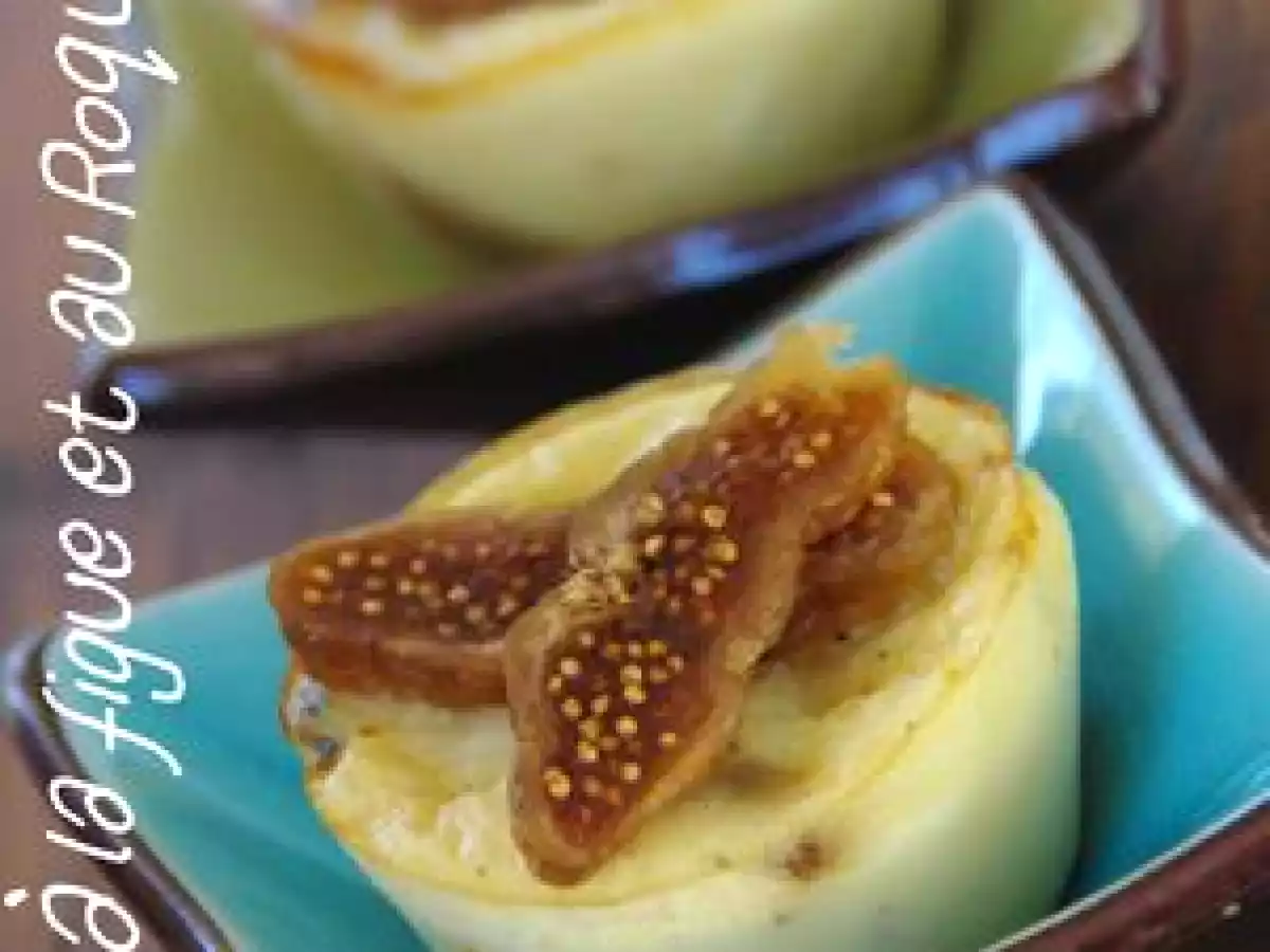 Moelleux au Roquefort et aux figues