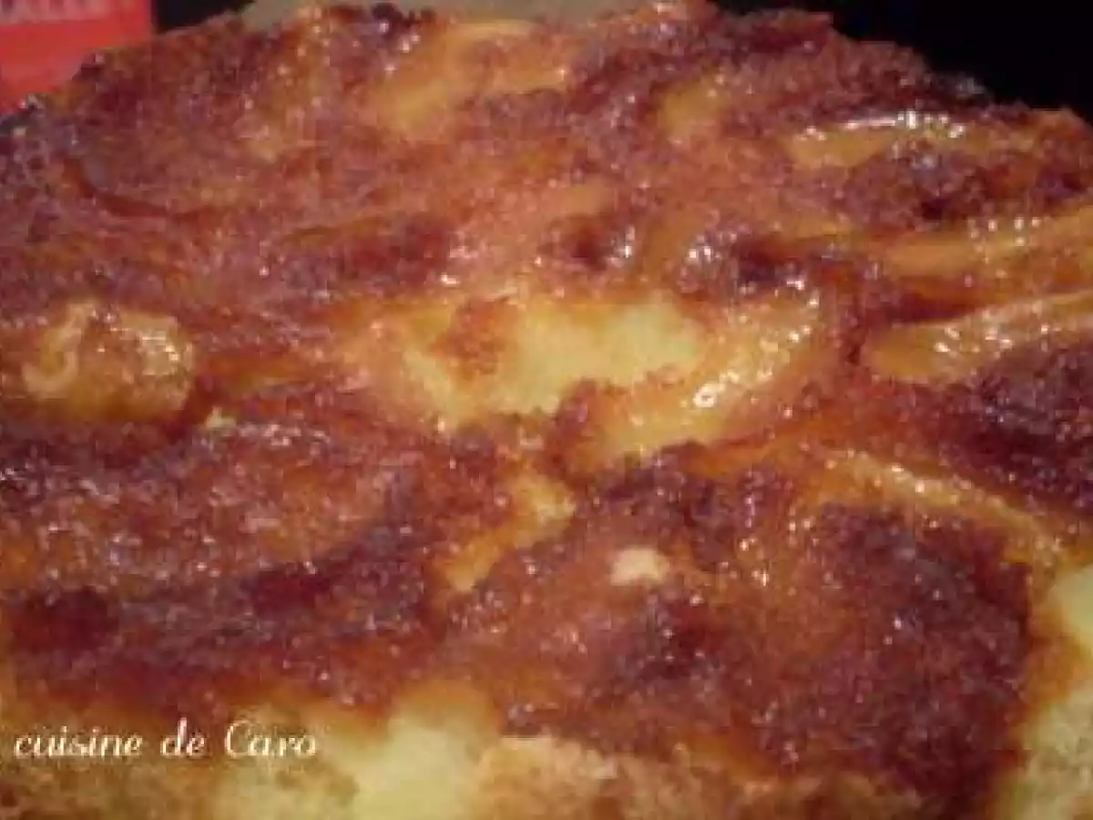 Moelleux aux pommes caramélisé