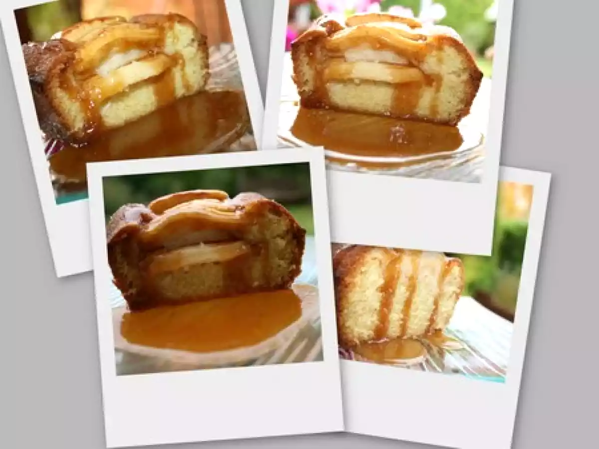 Moëlleux aux pommes et sa sauce caramel au beurre salé - photo 2