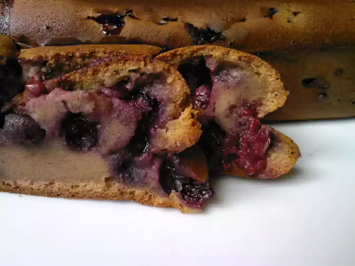 Moelleux châtaigne-fruits rouges, sans gluten, d'après Provence. - photo 2