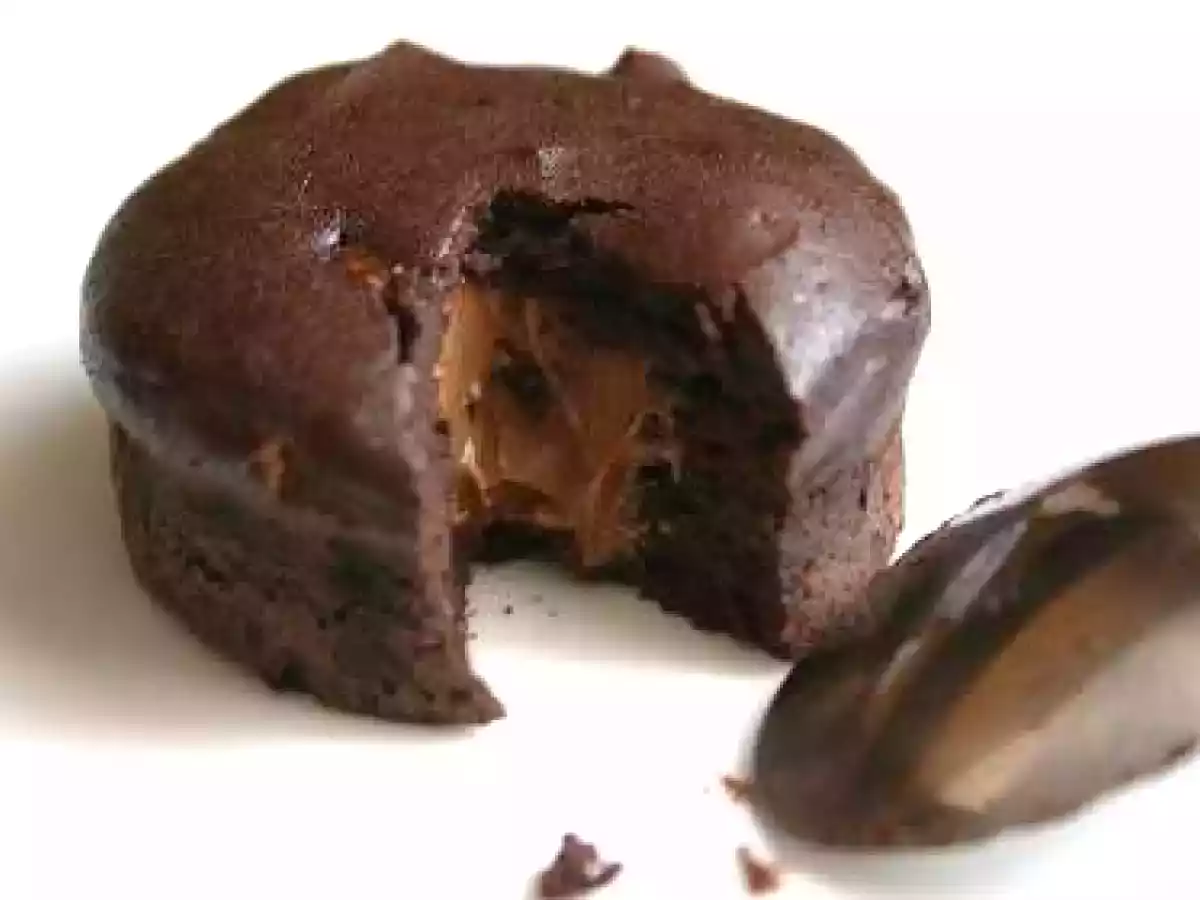 Moelleux chocolat noir au coeur fondant de praliné - photo 3