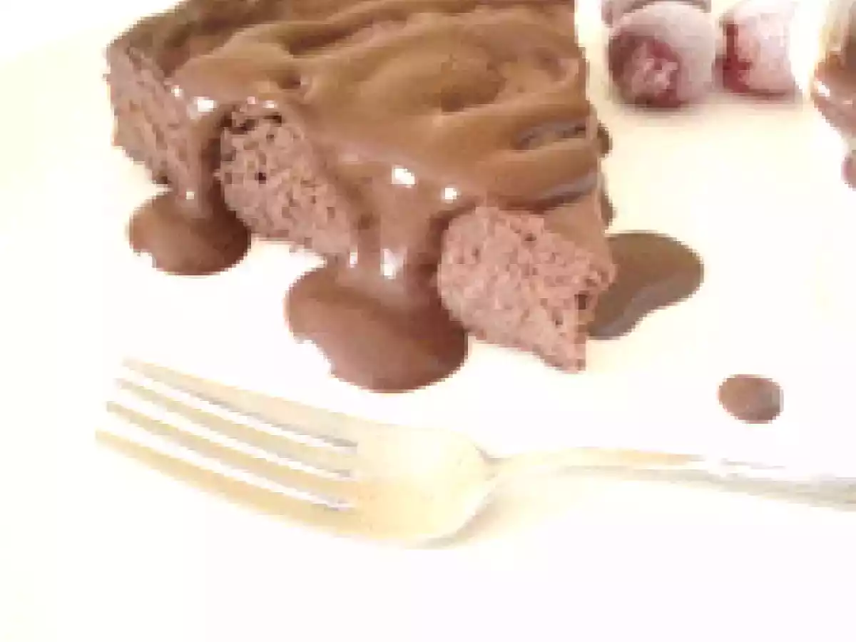 Moelleux chocolat-ricotta et sa sauce au chocolat - photo 3