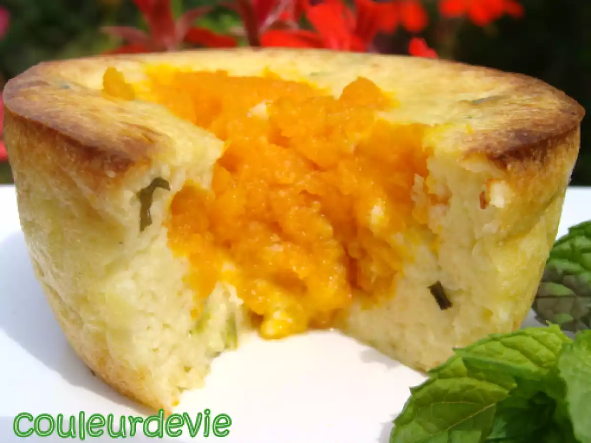 Moelleux courgette-menthe, coeur de carotte - photo 3