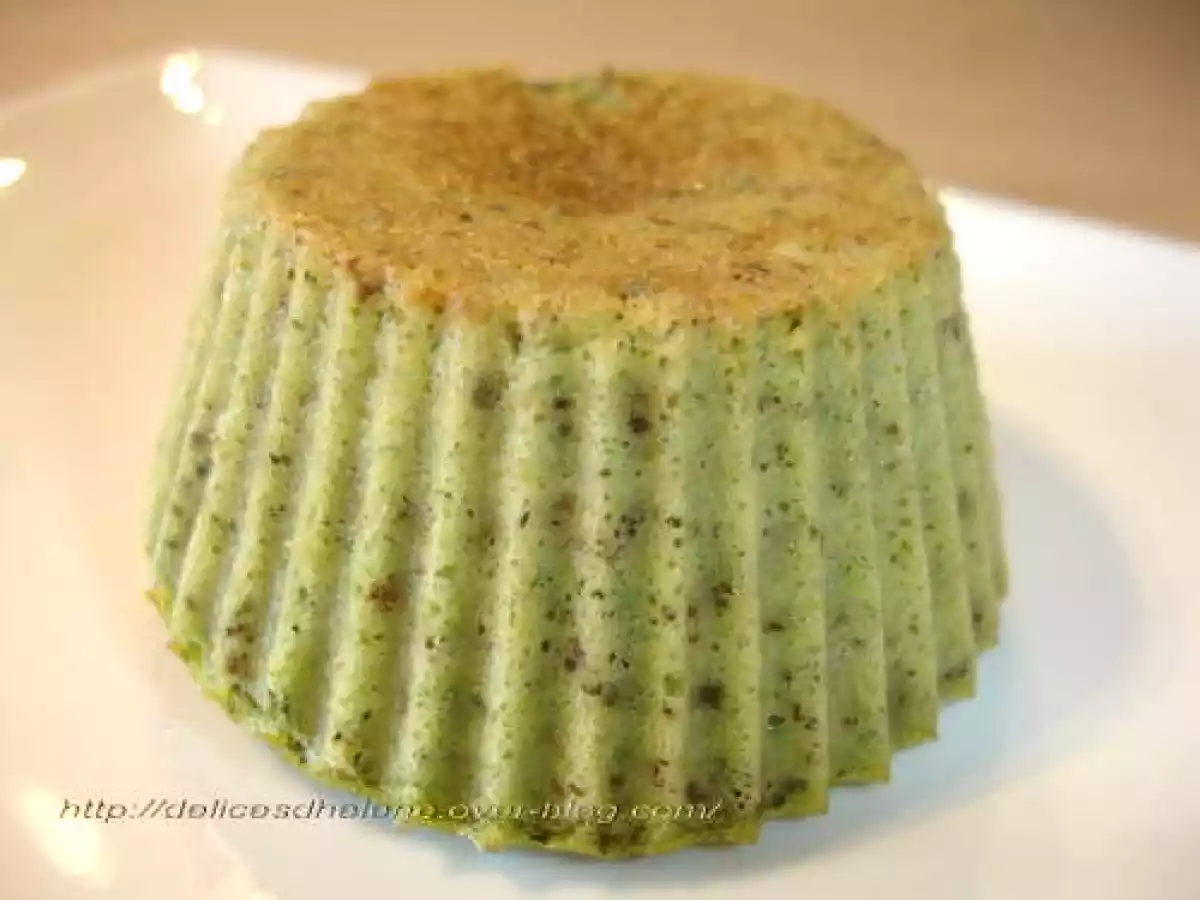 MOELLEUX COURGETTES BASILIC AU COEUR DE FROMAGE FONDU (WW)