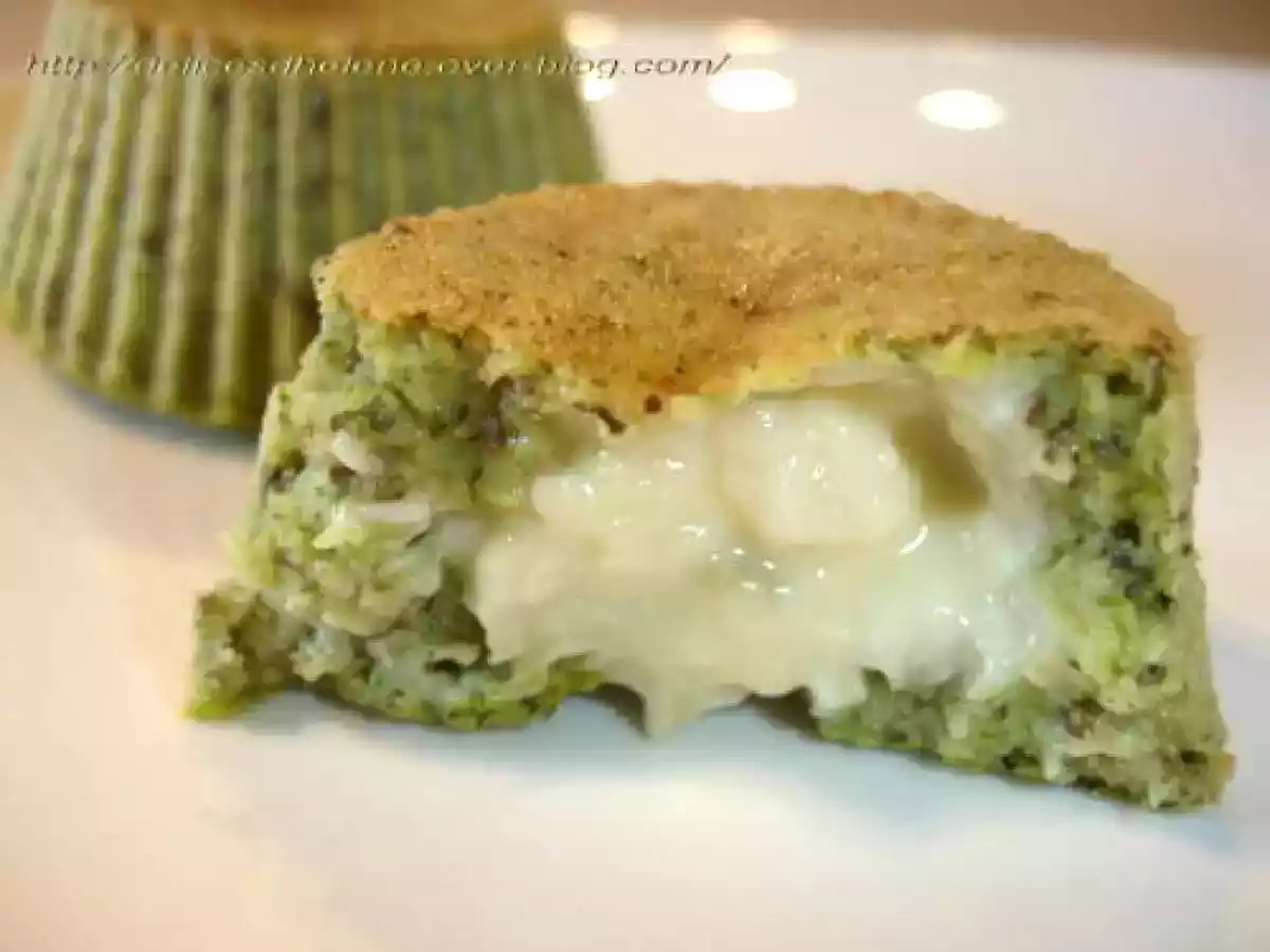 MOELLEUX COURGETTES BASILIC AU COEUR DE FROMAGE FONDU (WW) - photo 2