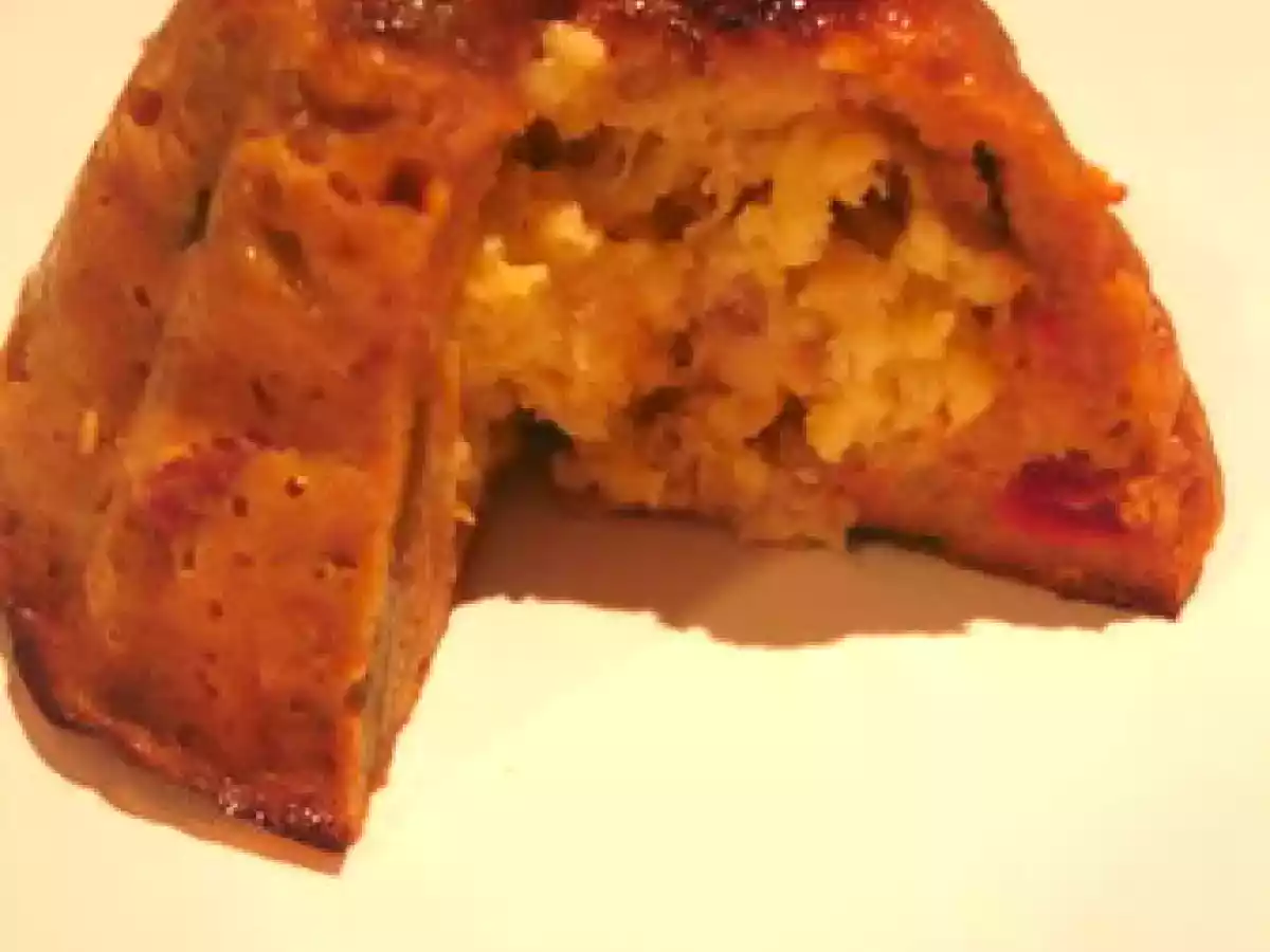 Moelleux de ratatouille, coeur fondant au gouda au cumin
