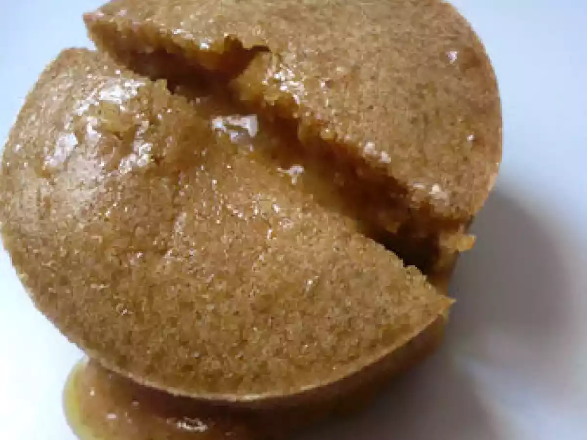 Moelleux de spéculoos au coeur coulant de foie gras