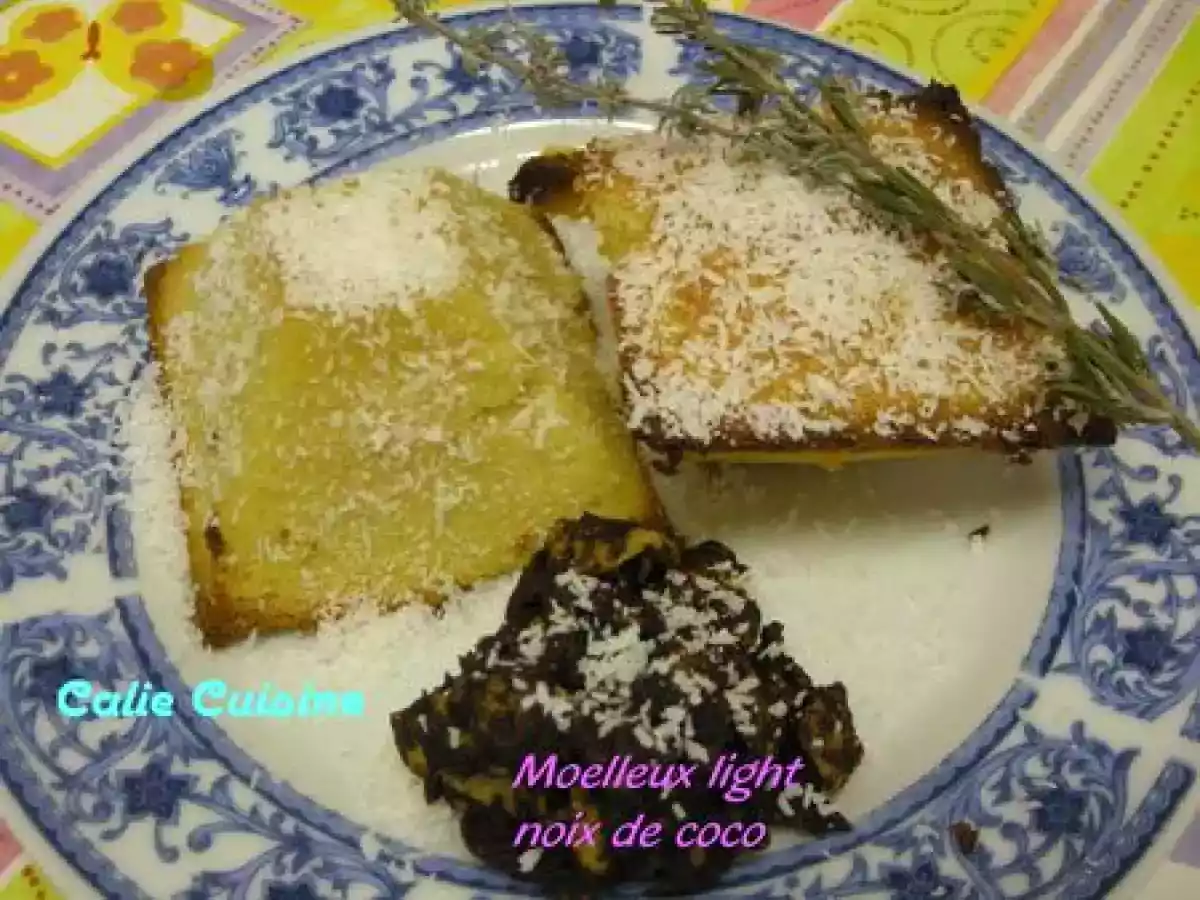Moelleux light terriblement coco !