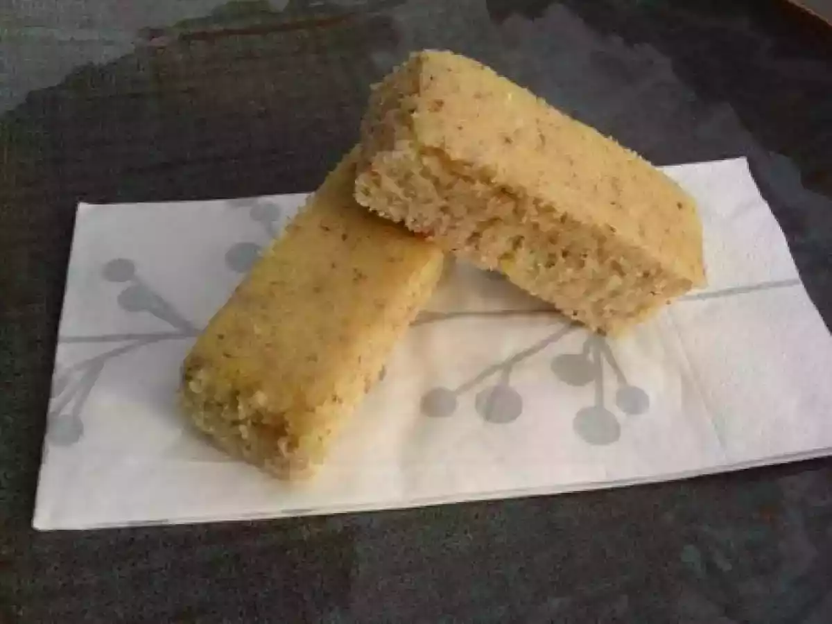 Moelleux mi-cuit citron- amandes