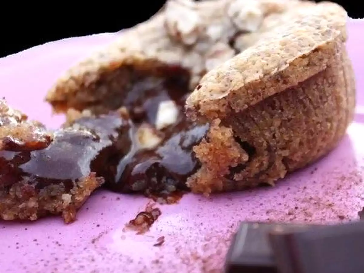 Moelleux noisette et son coeur fondant